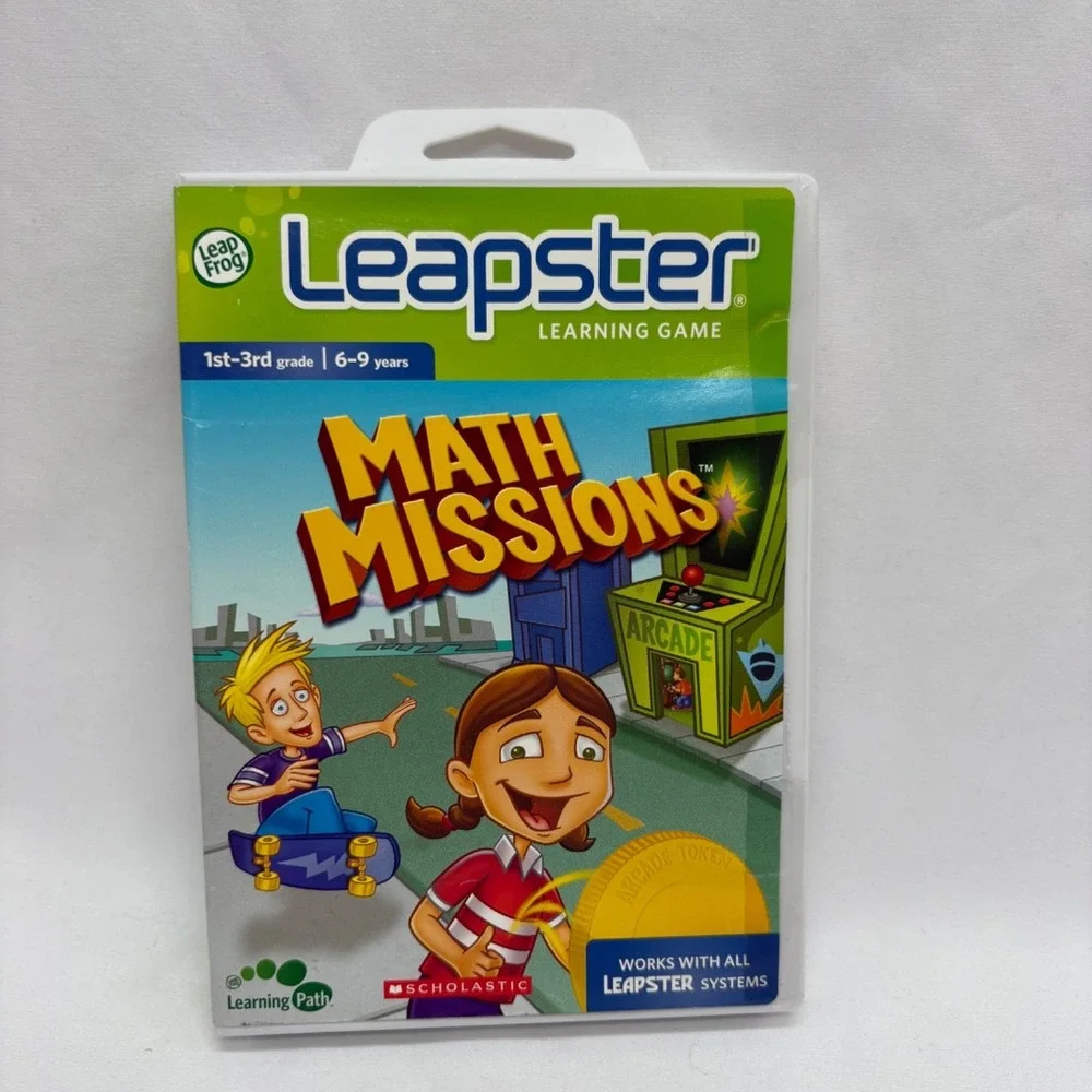 LOT OF 5 Leap Frog Leapster Game Cartridges - Complete with Boxes Disney Nick Jr